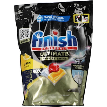 Моющее средство для ваз Finish Ultimate Infinity Shine, 80 шт.: цены и характеристики