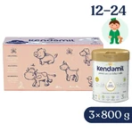 Набір Kendamil Premium 3 HMO+, молоко для дітей, після 12 місяців, 3 х 800 г ДЕКОРАТИВНА УПАКОВКА: ціни та характеристики