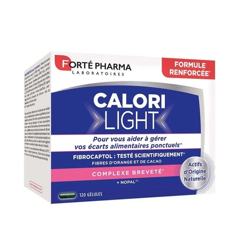 Forté Pharma CaloriLight Capteur de Graisses Fibres + Nopal 120 капсул: ціни та характеристики