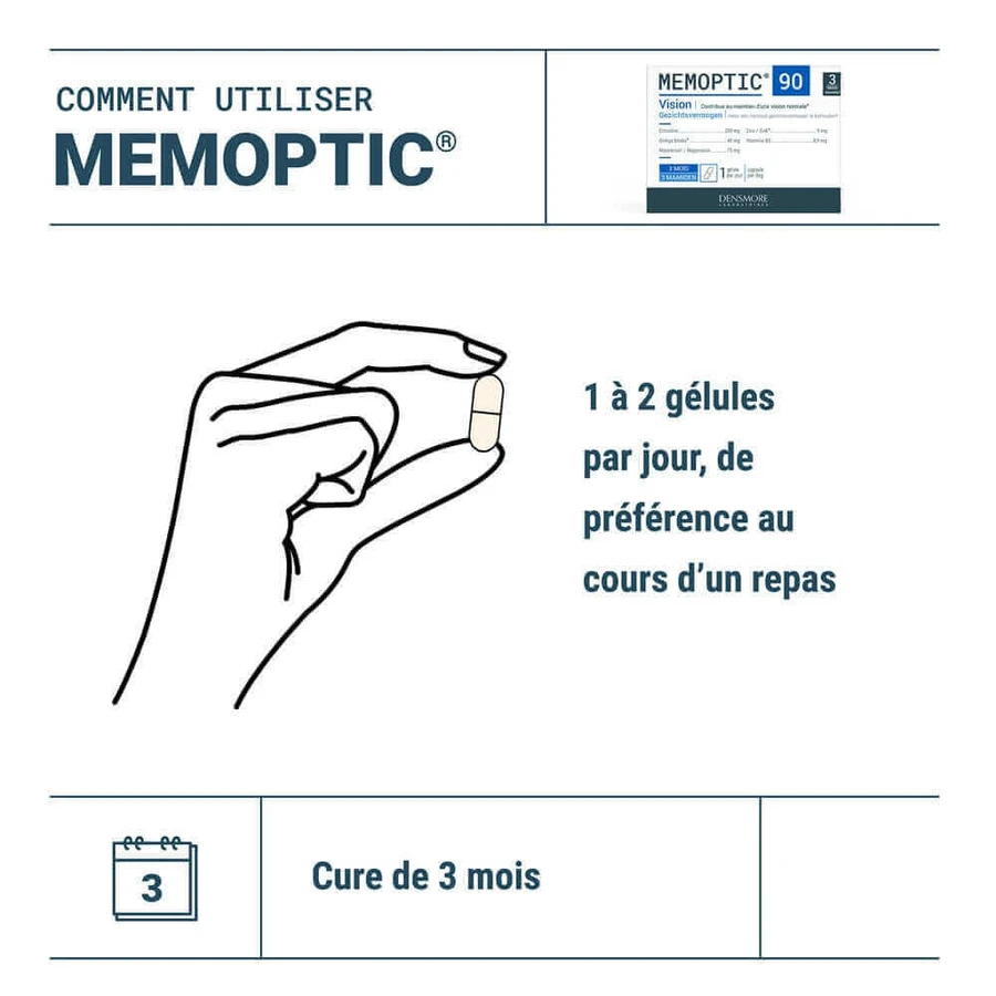 Densmore Memotic Vision 90 капсул: цены и характеристики