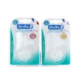 Dodie Sensation+ плоские соски с большим горлышком 0-6 месяцев x2