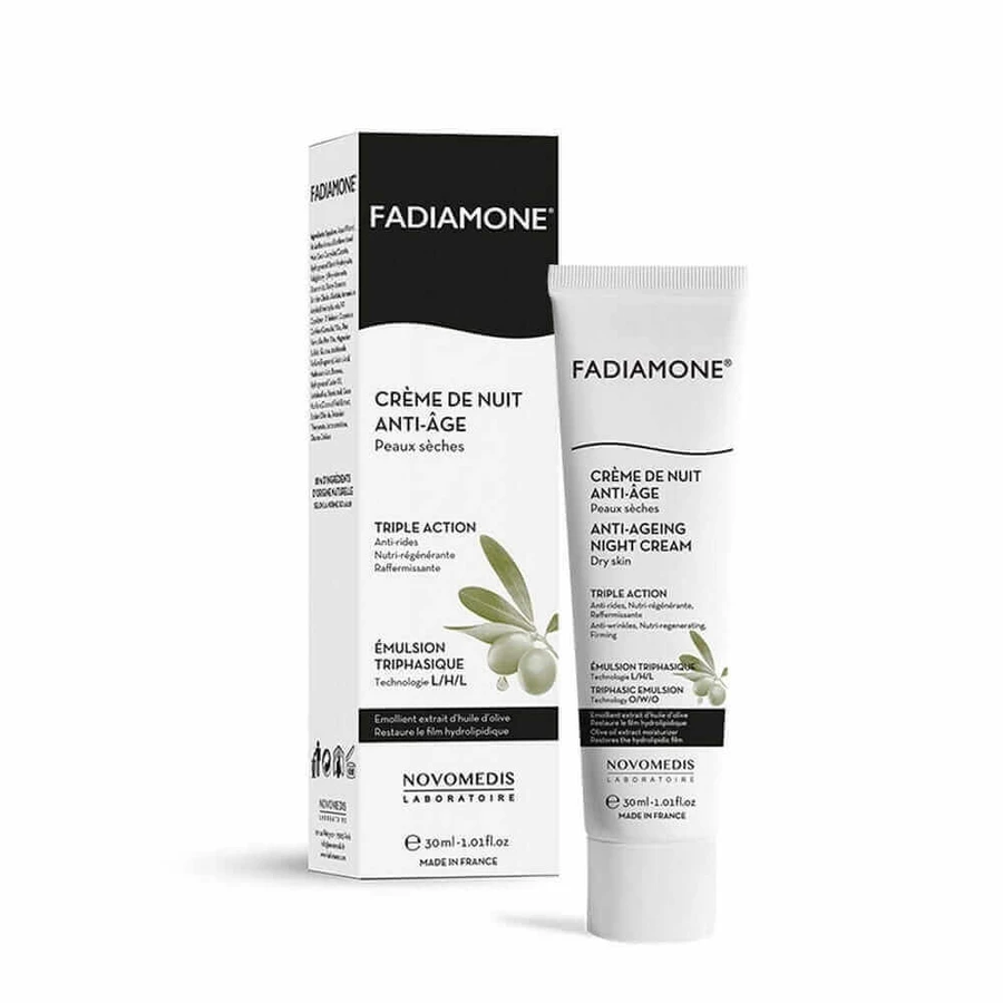 Fadiamone Антивозрастной ночной крем для сухой кожи 30 мл: цены и характеристики