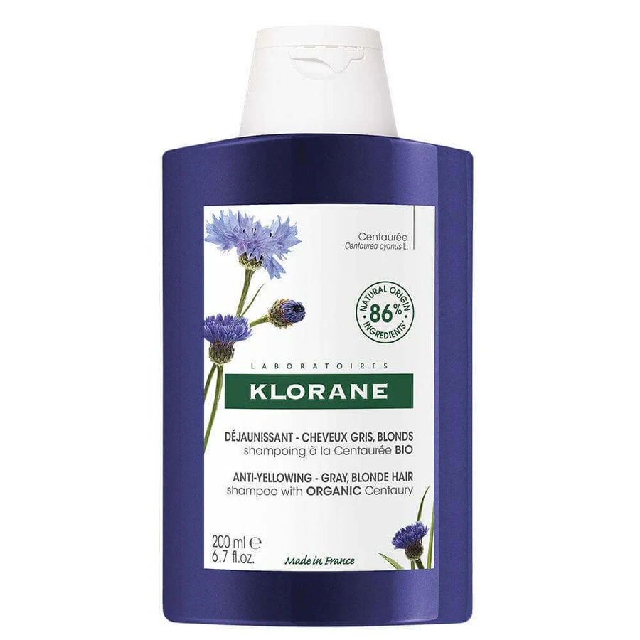 Klorane Centaurea Organic Шампунь для белых и седых волос 200 мл: цены и характеристики
