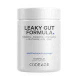 Leaky Gut Formula с пробиотиками и L-глютамином для выстилки кишечника Leaky Gut Formula CodeAge, 60 капсул, GNC, GNC