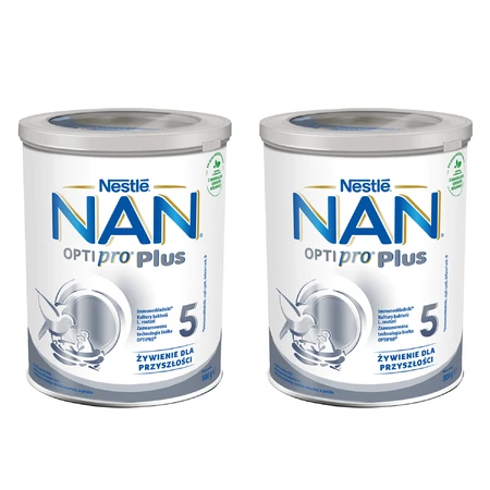 Набор Nestle NAN Optipro Plus 5, продукт на молочной основе для детей старше 2,5 лет, 2 x 800 г: цены и характеристики