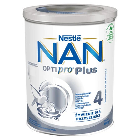 Nestle NAN Optipro Plus 4, модифіковане молоко для дітей старше 2 років, 2 х 800 г: ціни та характеристики