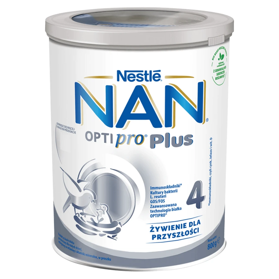 Nestle NAN Optipro Plus 4, модифіковане молоко для дітей старше 2 років, 2 х 800 г: ціни та характеристики
