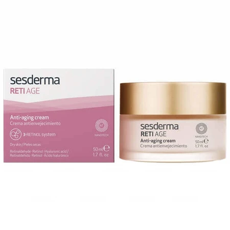 Набір Sesderma Reti-Age, антивікова сироватка для обличчя, 30 мл + антивіковий крем для обличчя, 50 мл за 1 копійку: ціни та характеристики