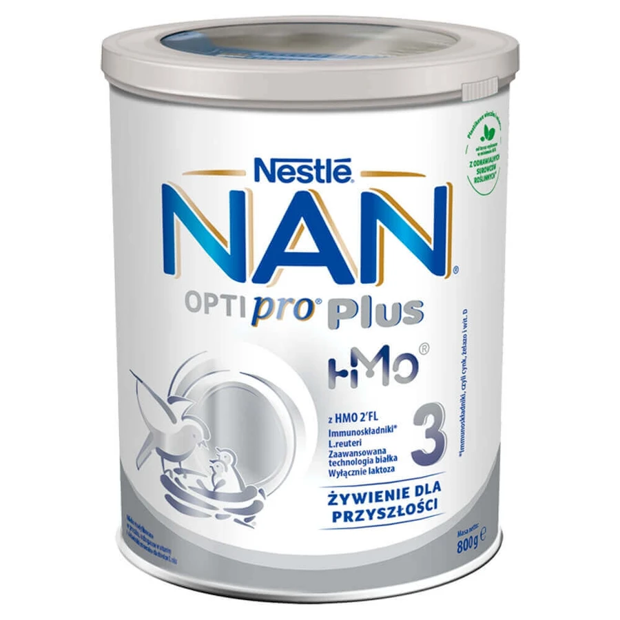 Набор Nestle NAN Optipro Plus 3 HMO, модифицированное молоко для детей старше 1 года, 2 х 800 г: цены и характеристики