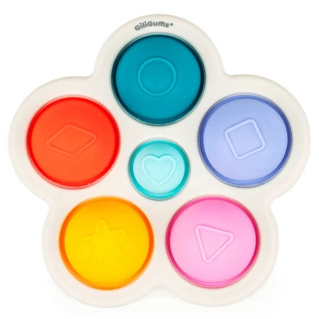 Dumel GiliGums, сенсорная игрушка, цветные фигуры Pop It, от 3 месяцев, 1 шт.: цены и характеристики
