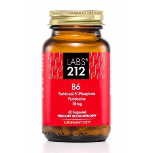 Labs212 Вітамін B6 (P-5-P + піридоксин) 60 капсул