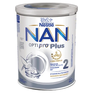 Набір Nestle NAN Optipro Plus 2 HMO, молочні суміші для дітей старше 6 місяців, 2 по 800 г