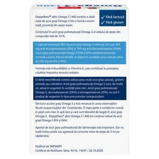 Омега 3 1400 мг, 30 + 10 капсул, Doppelherz