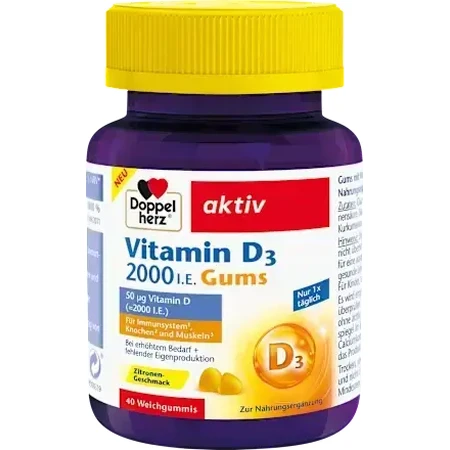 Doppelherz Aktiv Vitamin D3 2000UI Ясна х 40шт: ціни та характеристики