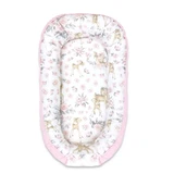 Baby Nest Velvet Уютное гнездышко Baby Nest Velvet, Sweet Deer Pink, 105x66 см, MimiNu