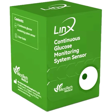 LinX CGM Glucopro CGM Glucopro - система безперервного моніторингу рівня глюкози: ціни та характеристики