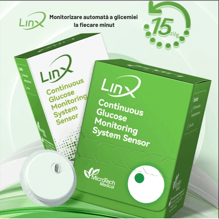 LinX CGM Glucopro CGM Glucopro - система безперервного моніторингу рівня глюкози: ціни та характеристики