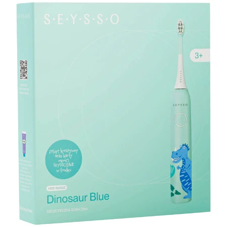 Seysso Kids Dinosaur Blue, звукова зубна щітка для дітей віком від 3 років: ціни та характеристики