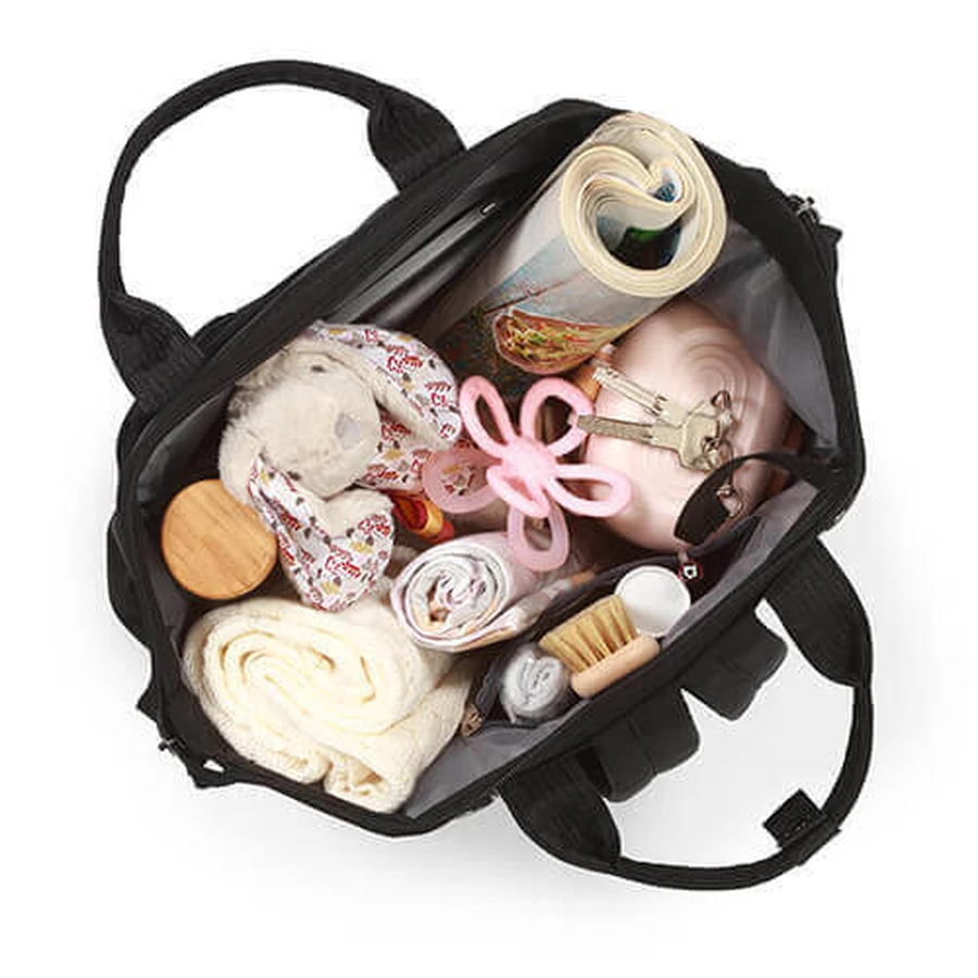 Baby Ono, рюкзак для мамы, современный стиль, черный + быстросохнущее полотенце, 90 х 170 см, 1 бесплатный предмет: цены и характеристики