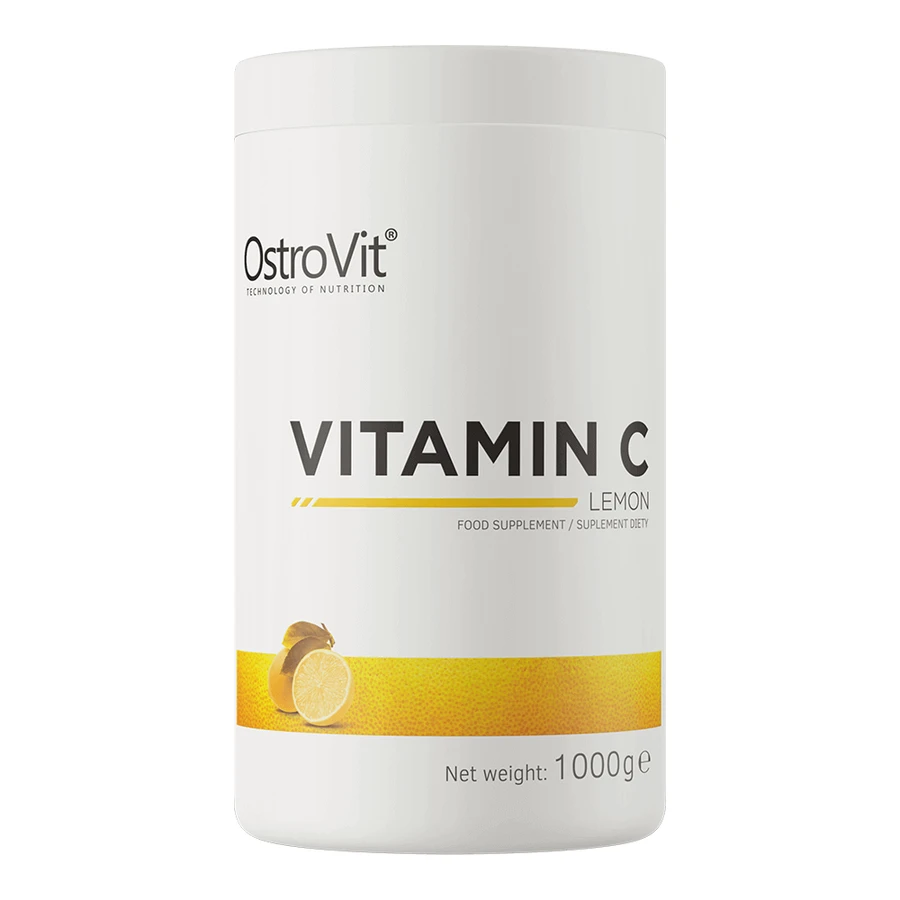 OstroVit Vitamin C, вітамін С, зі смаком лимона, 1000 г: ціни та характеристики