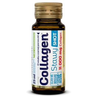 Olimp Collagen Joint Shot, скляна ампула, зі смаком чорної смородини, 9 х 25 мл ЗАБРУДНЕНА УПАКОВКА