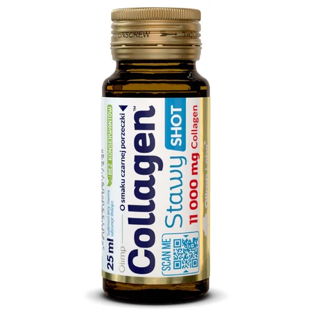 Olimp Collagen Joint Shot, скляна ампула, зі смаком чорної смородини, 9 х 25 мл ЗАБРУДНЕНА УПАКОВКА: ціни та характеристики