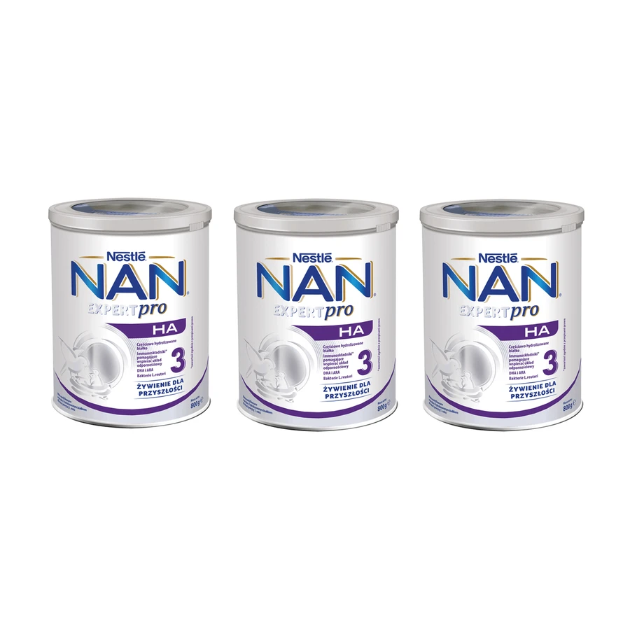 Набор Nestle NAN Expertpro HA 3, модифицированное молоко для детей старше 1 года, 3 х 800 г: цены и характеристики