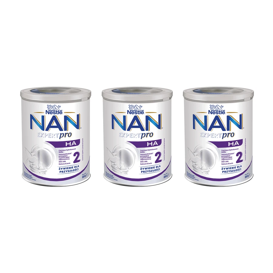 Nestle NAN Expertpro HA 2, дополнительное молоко для детей после 6 месяцев, 3 x 800 г.: цены и характеристики