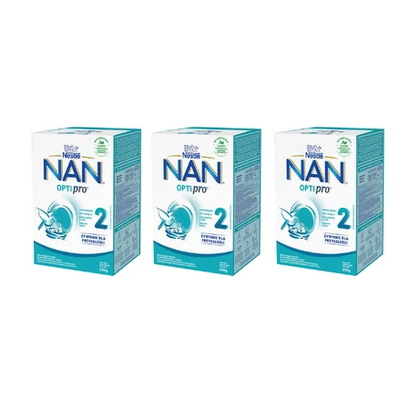 Nestle NAN Optipro 2, Молоко для дітей старше 6 місяців, 3 х 650 г: ціни та характеристики