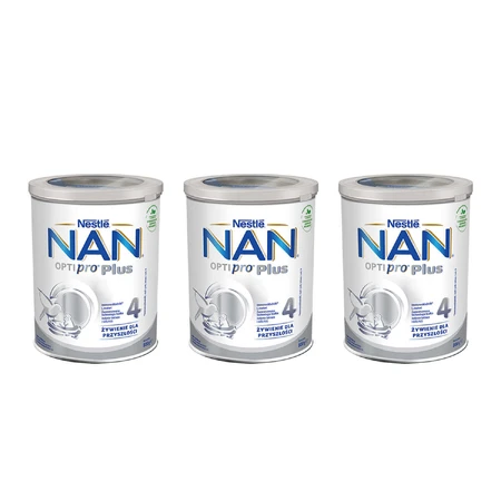 Nestle NAN Optipro Plus 4, модифицированное молоко для детей старше 2 лет, 3 х 800 г: цены и характеристики