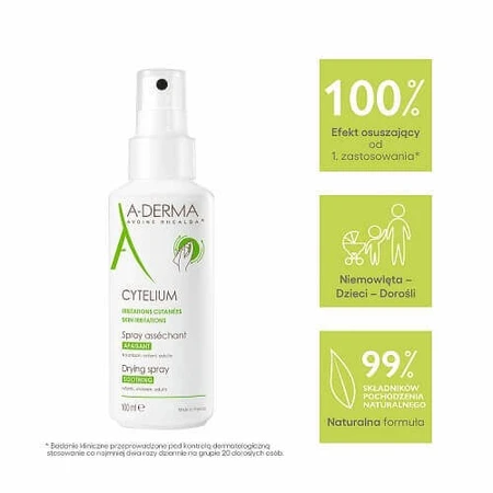 A-DERMA ЦИТЕЛІЄВИЙ Спрей для сушіння, 100 мл: ціни та характеристики