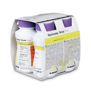 NUTRICOMP DRINK PLUS зі смаком банана, 4х200мл