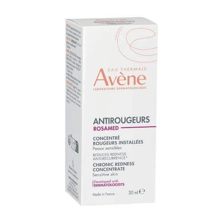 AVENE ANTIROUGEURS Rosamed Концентрат проти стійких почервонінь чутливої шкіри, 30 мл: ціни та характеристики