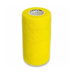 YellowBAND Когезивный бинт, желтый, 10 см x 4,5 м