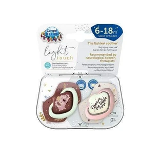 CANPOL BABIES Симетрична силіконова соска 6-18м SLEEPY KOALA рожева, 2шт. 22/659