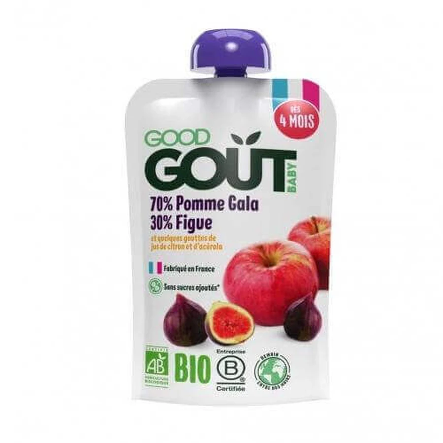 Good Gout BIO Яблоко с инжиром, 120 г: цены и характеристики