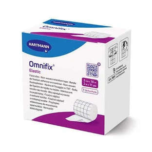 Эластичный хирургический пластырь Omnifix 5смx10м нетканый эластичный - 1шт