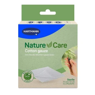 HARTMANN Nature Care Компреси з натуральної бавовни 7,5х7,5 см, 5х2 шт.