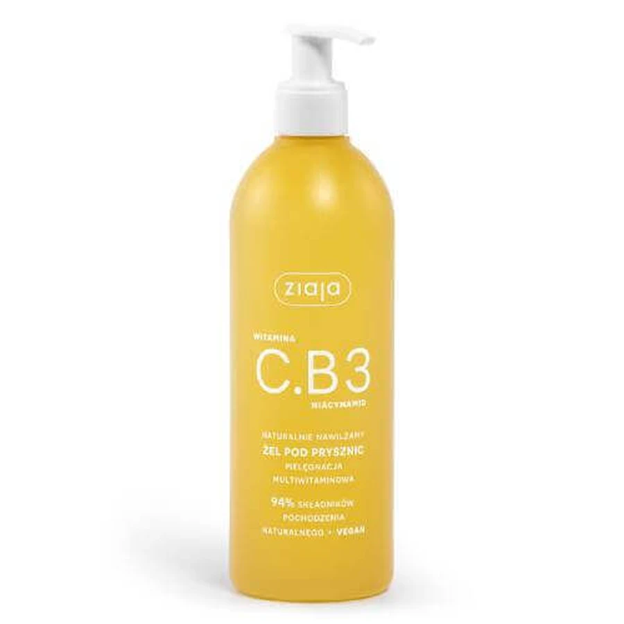 Ziaja Гель для душа с ниацинамидом Vitamin C.B3, 400 мл: цены и характеристики