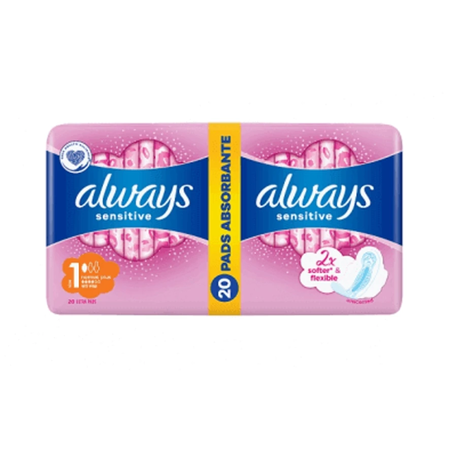 Always Ultra Sensitive Normal Plus Слип с крылышками, 20 шт.: цены и характеристики