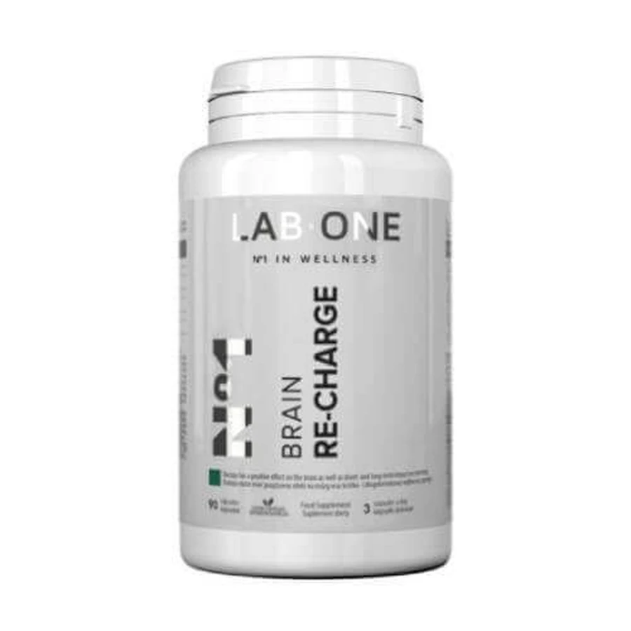 LAB ONE N°1 Перезарядка мозку, 90 капс.: ціни та характеристики