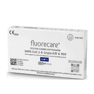 Комбинированный тест FLUORECARE COVID-19 Influenza A+B, RSV