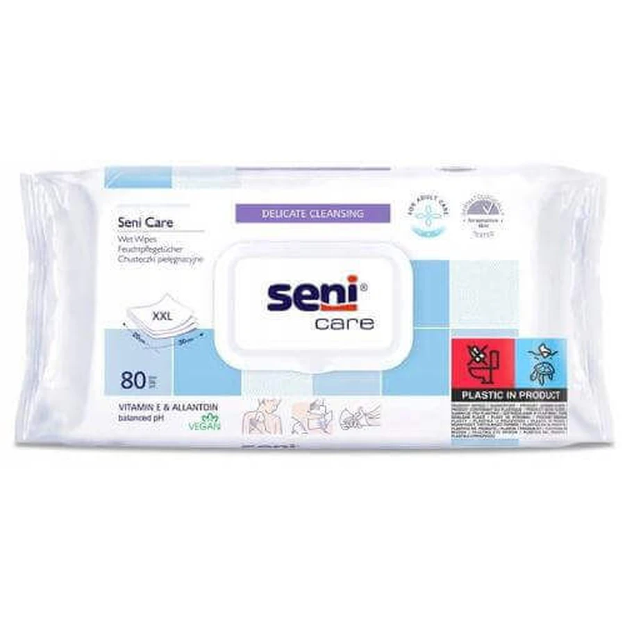 Серветки Seni Care, 80 шт.: ціни та характеристики