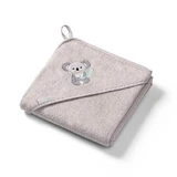BabyOno бамбуковий банний рушник з капюшоном NATURAL BAMBOO 100 x 100см сірий 346/06