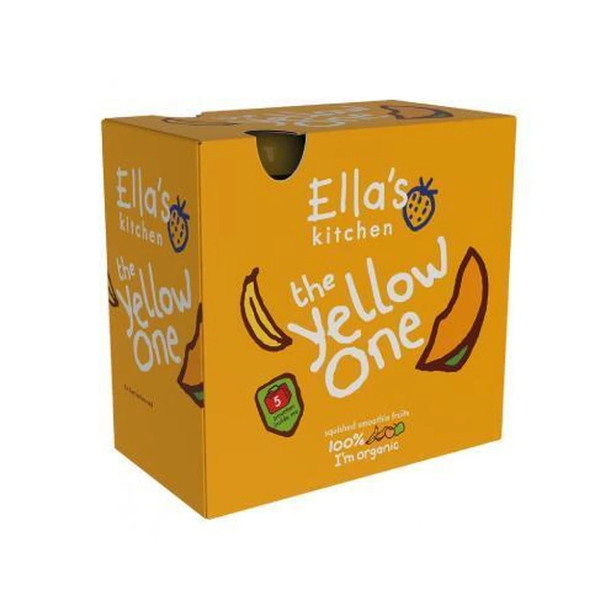 Ella's Kitchen BIO YELLOW ONE Фруктовое пюре с бананом, 5х90г СРОК ДАТА 31.12.2025: цены и характеристики