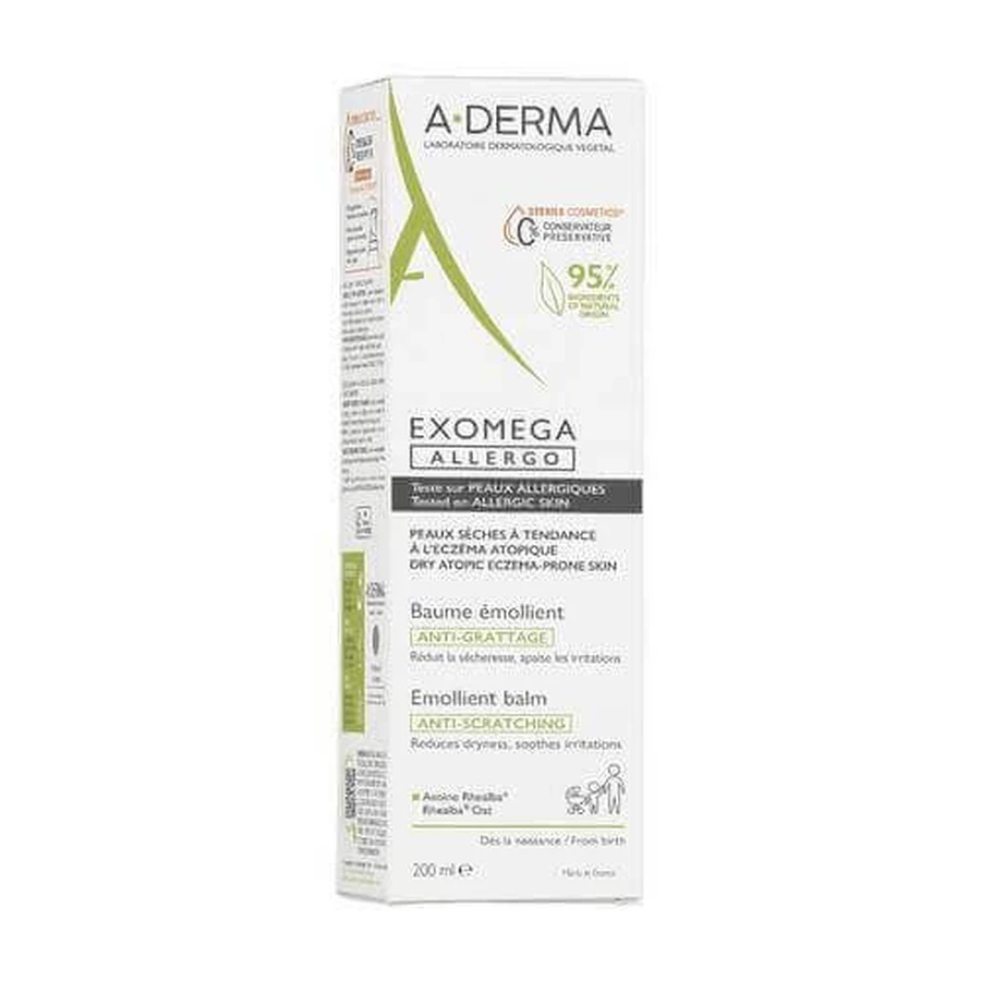 A-DERMA Екзомега лосьйон проти алергії, 200 мл: ціни та характеристики