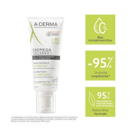 A-DERMA Екзомега лосьйон проти алергії, 200 мл: ціни та характеристики