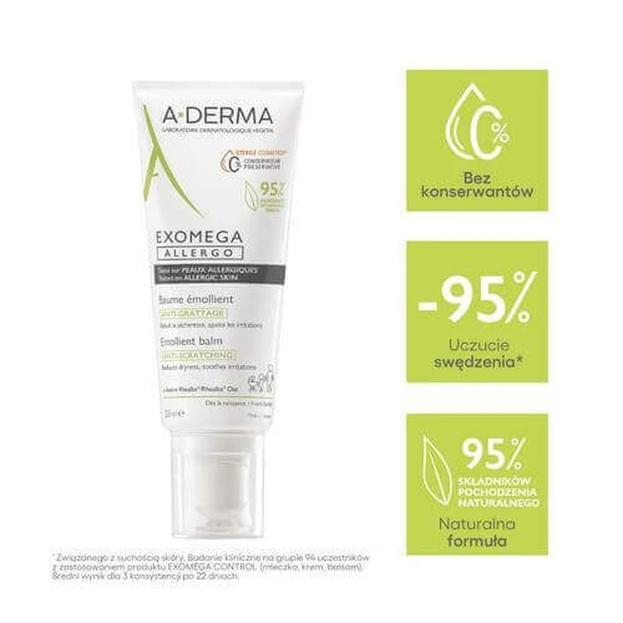 A-DERMA Екзомега лосьйон проти алергії, 200 мл: ціни та характеристики