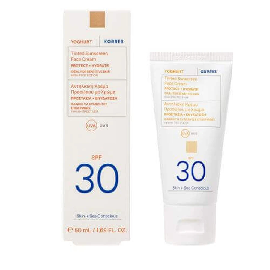 KORRES YOGHURT Відбілюючий крем для обличчя SPF30, 50 мл: ціни та характеристики