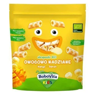 Чипси BoboVita Kids BIO з фруктовою начинкою манго-банан, 30 г